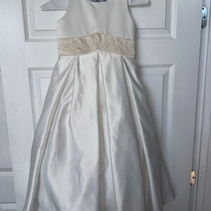 Elegant Cream Kids Dress